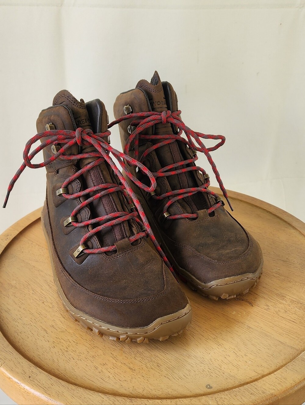 Vivo barefoot Tracker Womens Brown Leather Trail Boots - Picture 5 of 14